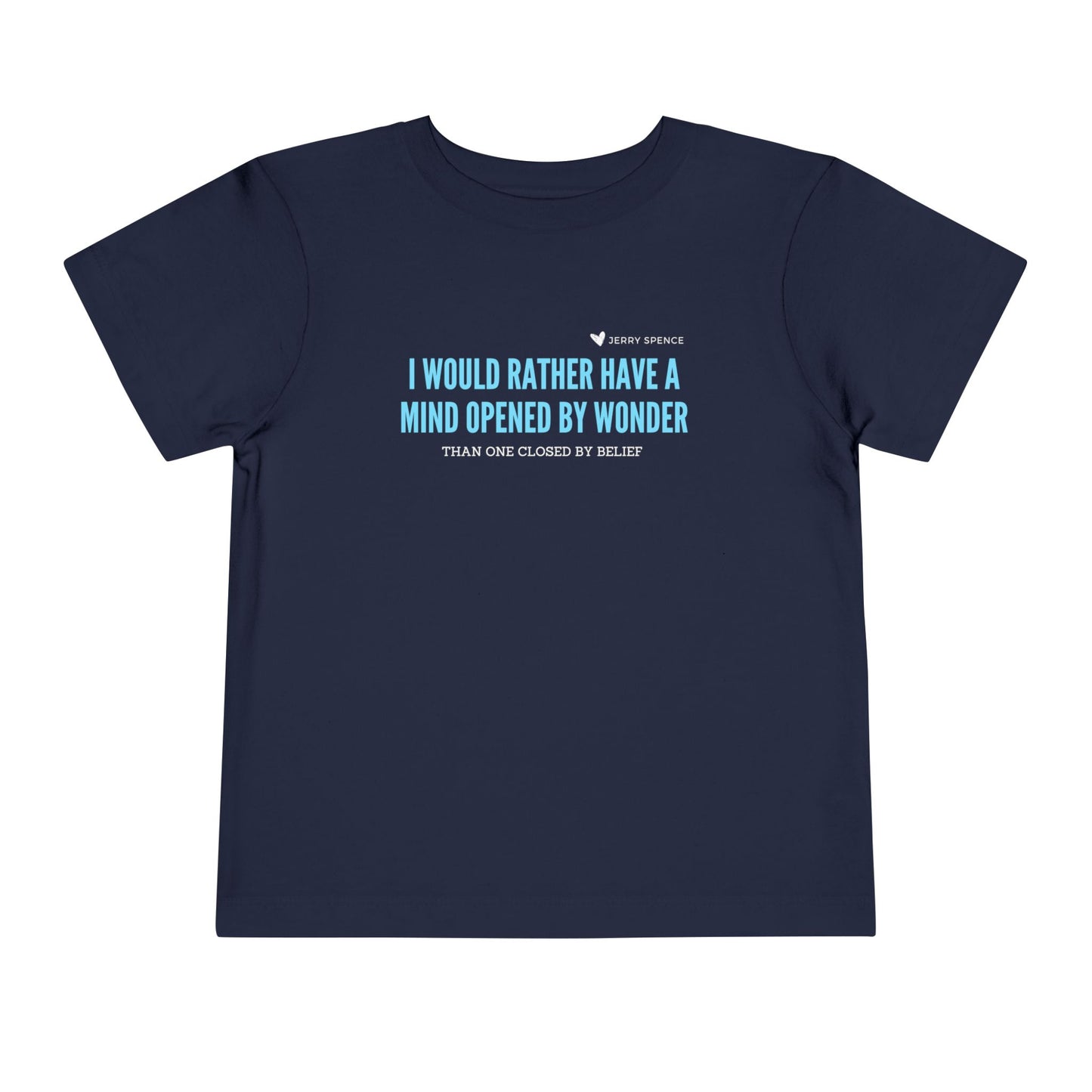 Mind Opened By Wonder - Unisex Toddler/Kid - Front Print on Light & Dark Tees👕