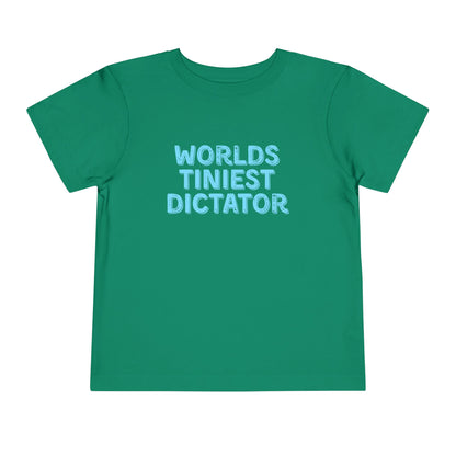 Tiniest Dictator - Unisex Toddler/Kid - Front & Back Print on Light & Dark Tees👕