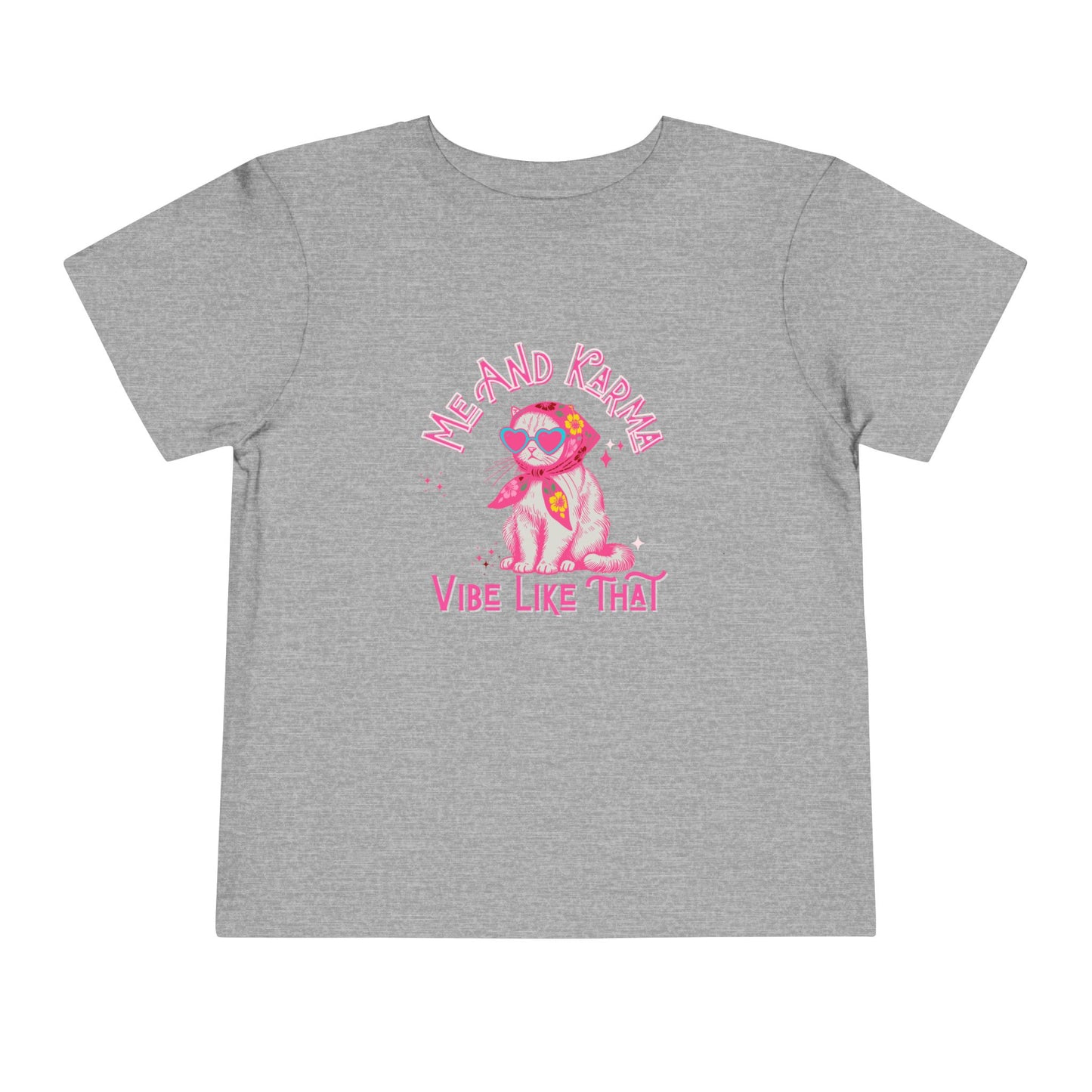 Karma Vibe - Toddler Unisex - Front Print on Light & Dark Tees👕