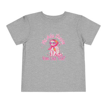 Karma Vibe - Toddler Unisex - Front Print on Light & Dark Tees👕