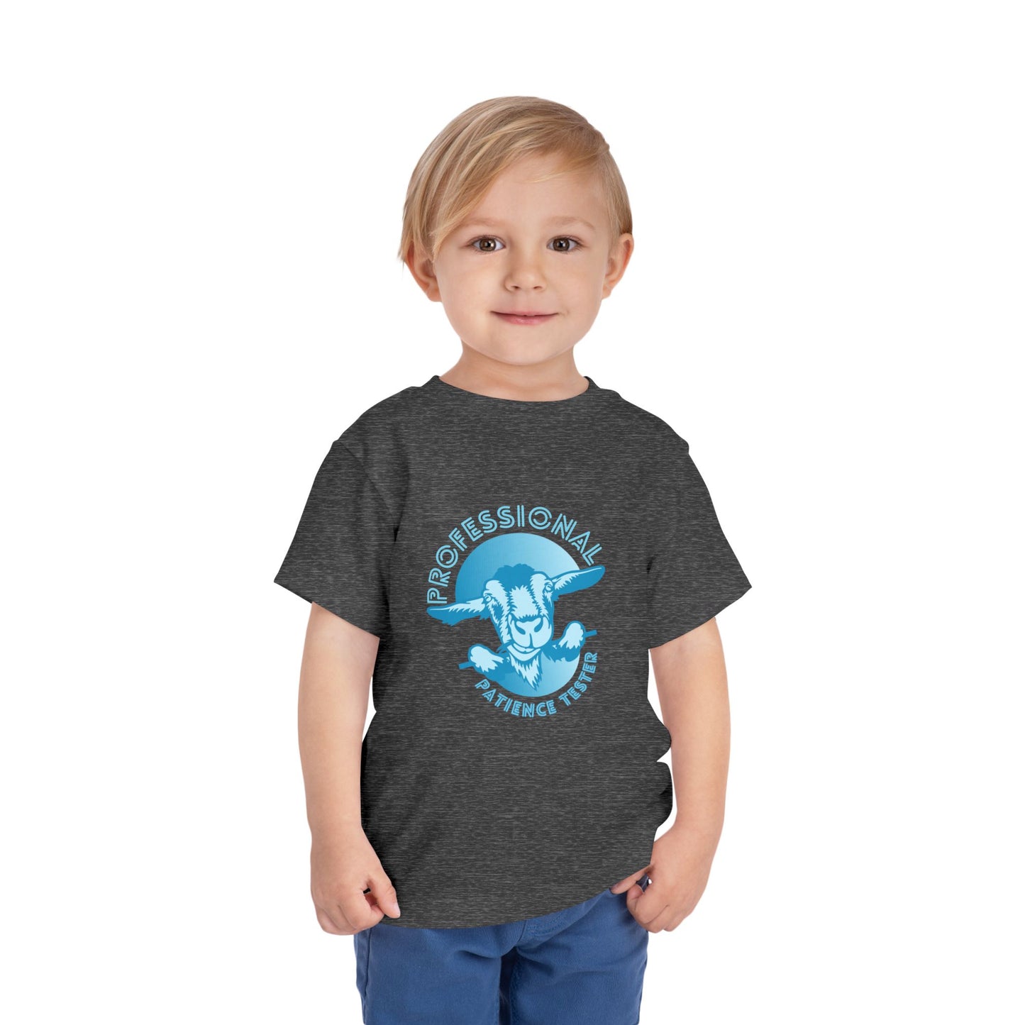 Patience Tester - Toddler Unisex - Front Print on Light & Dark Tees👕
