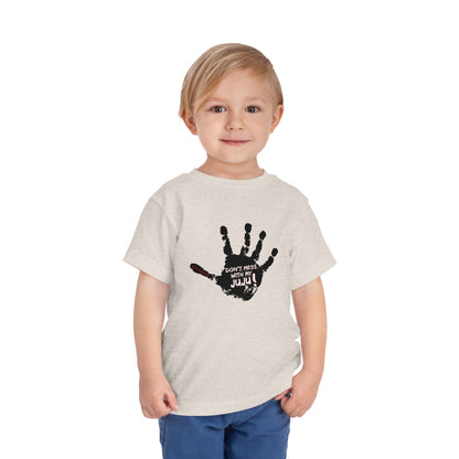 Mess With My Juju - Unisex Toddler/Kid - Front  Print on Light & Dark Tees 👕