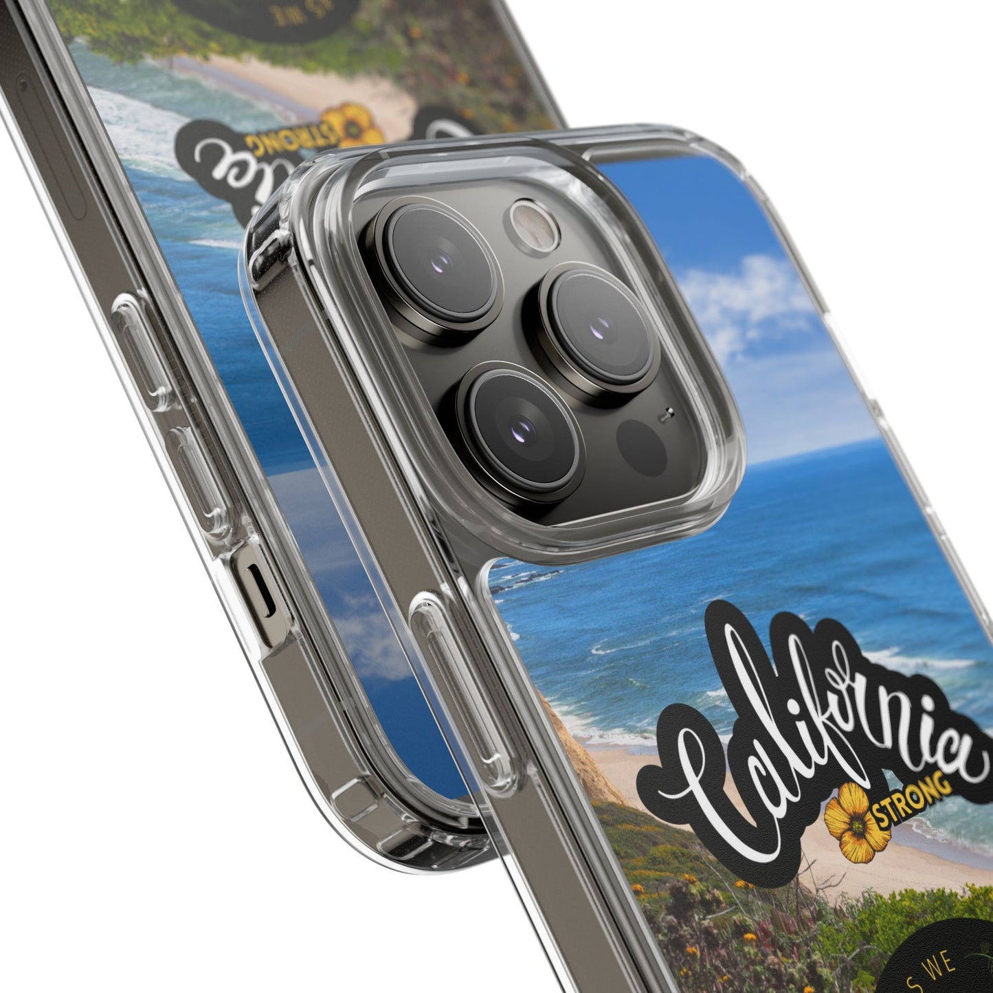 Rebuild California  - Phone Case - Clear Cases with Sunset Design📱