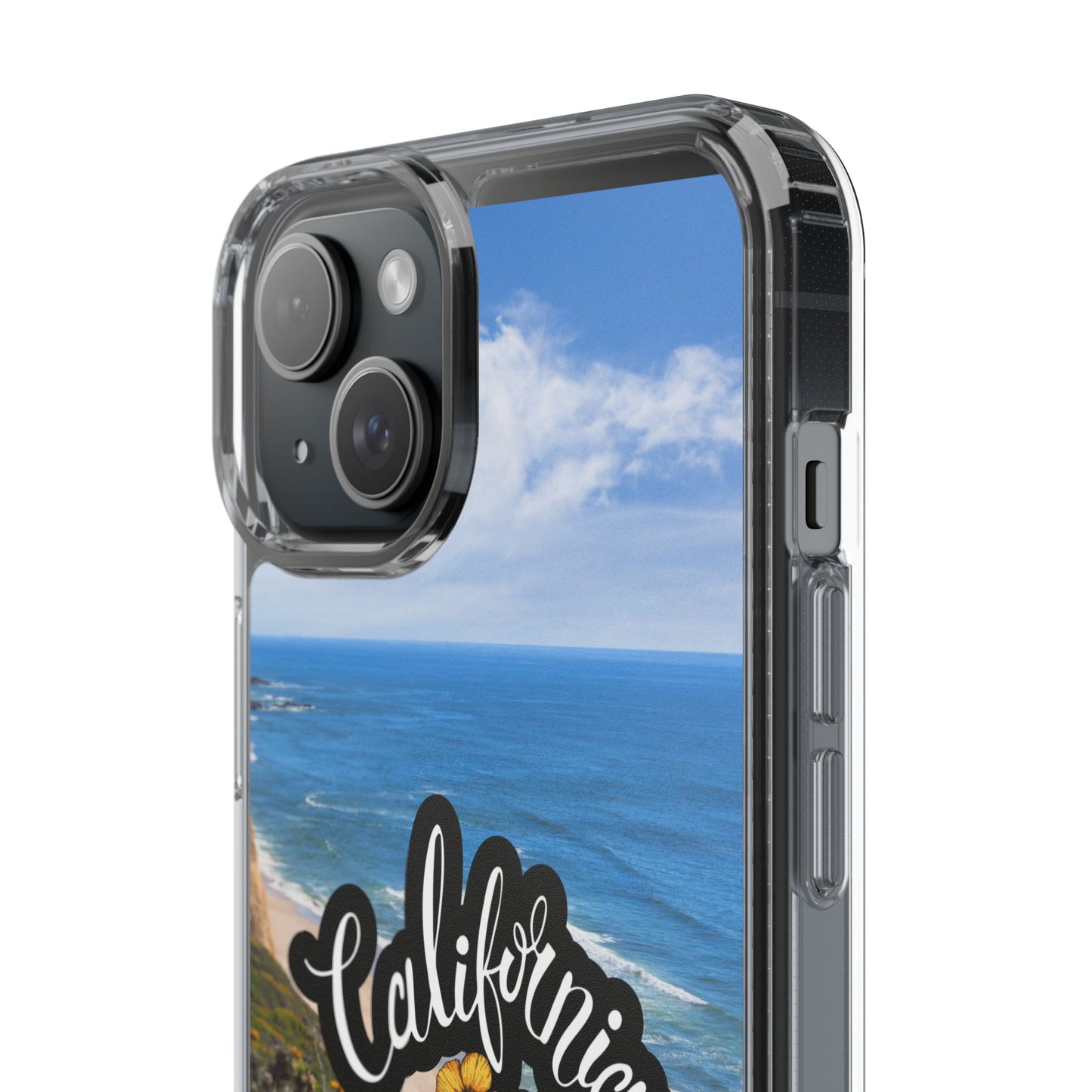 Rebuild California  - Phone Case - Clear Cases with Sunset Design📱