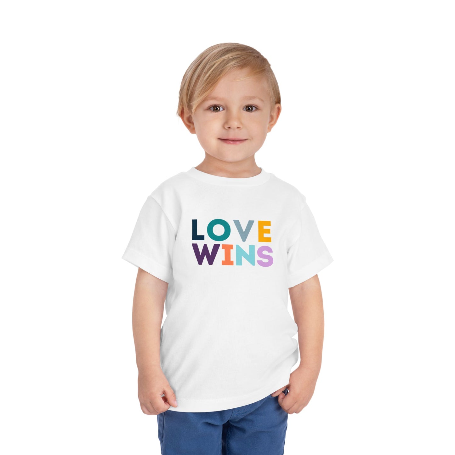 Love Wins - Unisex Toddler/Kid - Front Print on Light & Dark Tees👕