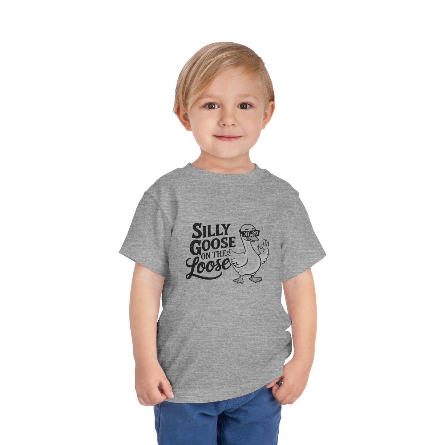 Loose Silly Goose - Toddler Unisex - Front Print on Light & Dark Tees👕