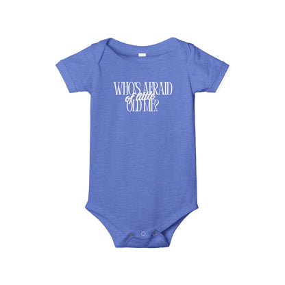 Little Old Me - Unisex Baby - Front & Back Print on Light & Dark Onsies👕