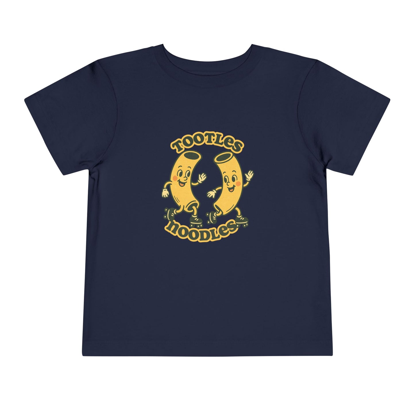 Tootles Noodles - Unisex Toddler/Kid - Front  Print on Light & Dark Tees 👕