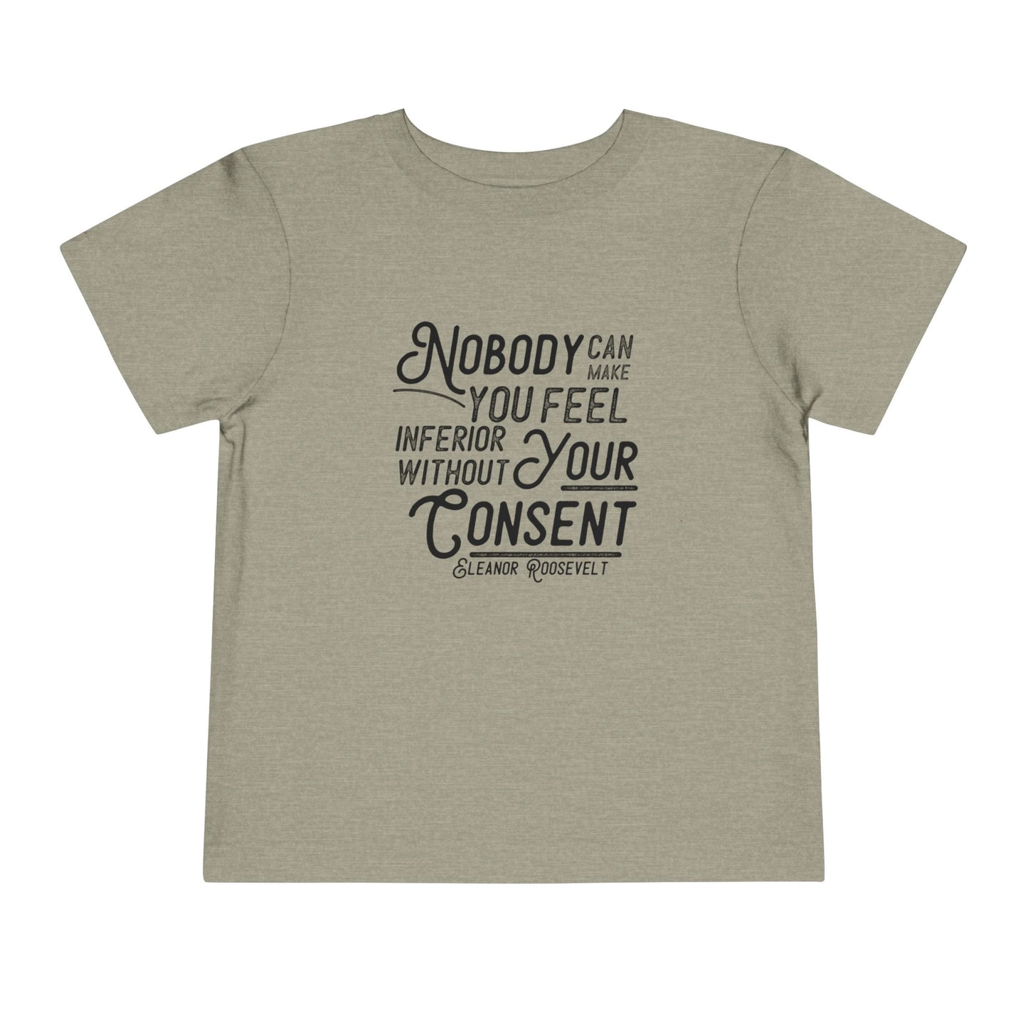 Inferior Without Consent - Toddler Unisex - Front Print on Light & Dark Tees👕