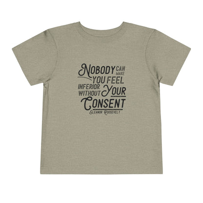 Inferior Without Consent - Toddler Unisex - Front Print on Light & Dark Tees👕