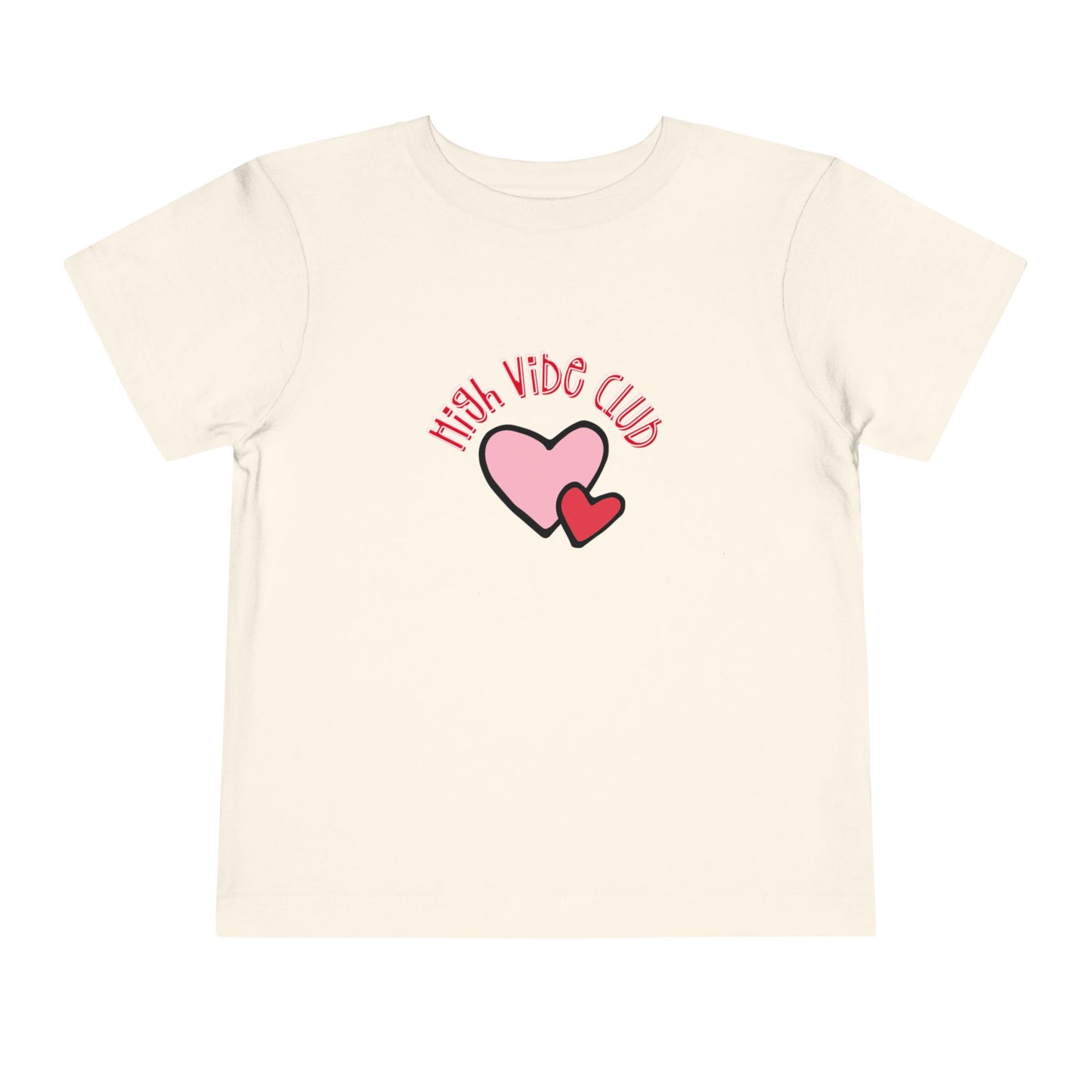 High Vibe Club - Toddler Unisex - Front and Back Print on Light & Dark Tees👕