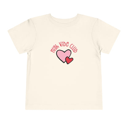 High Vibe Club - Toddler Unisex - Front and Back Print on Light & Dark Tees👕