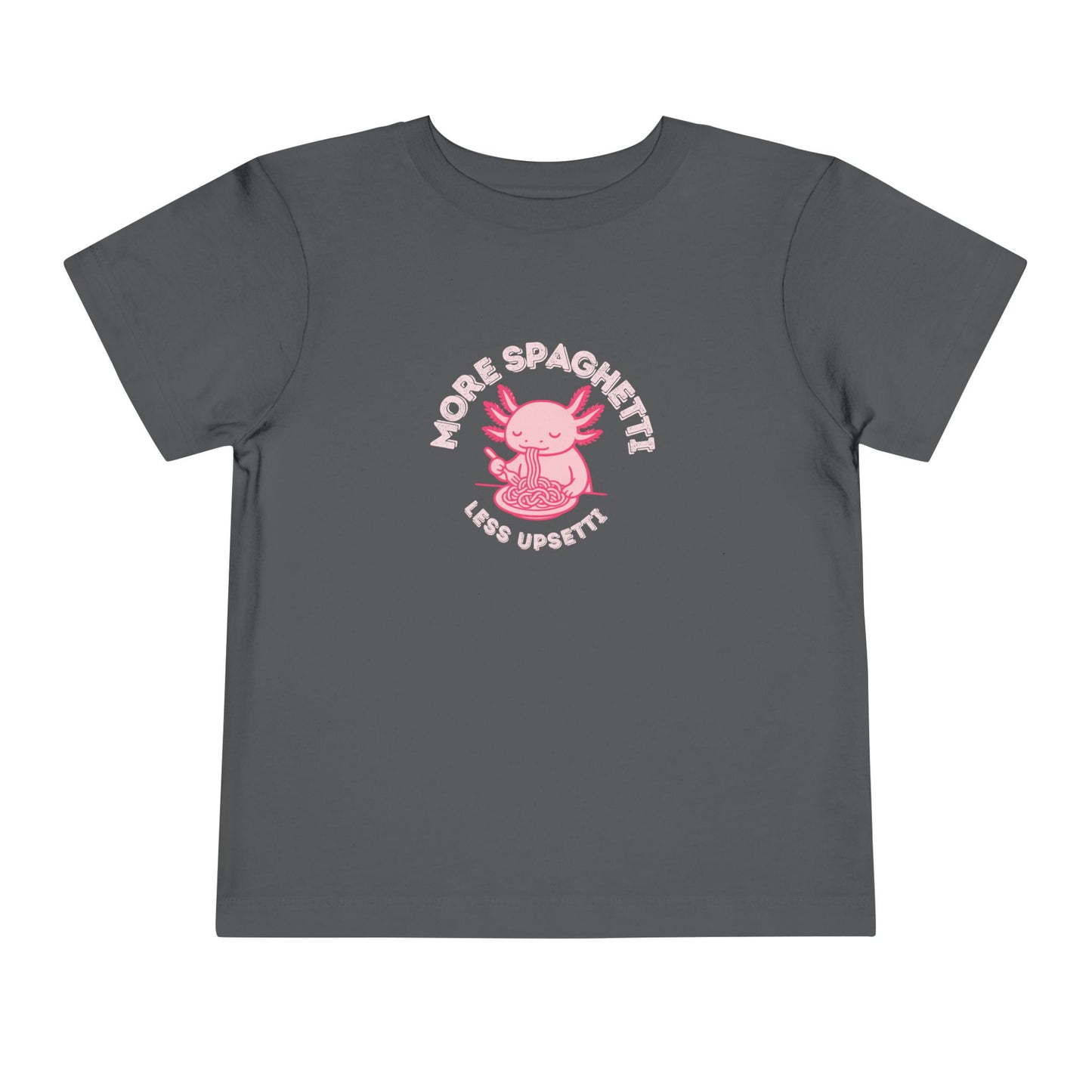 More Spaghetti - Unisex Toddler/Kid - Front Print on Light & Dark Tees👕