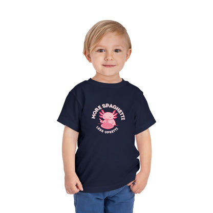 More Spaghetti - Unisex Toddler/Kid - Front Print on Light & Dark Tees👕