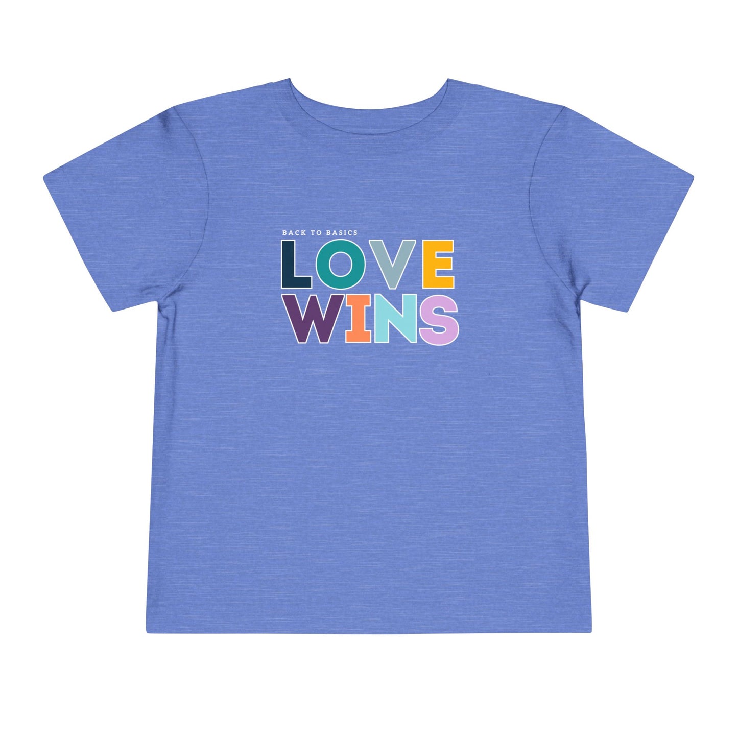 Love Wins - Unisex Toddler/Kid - Front Print on Light & Dark Tees👕