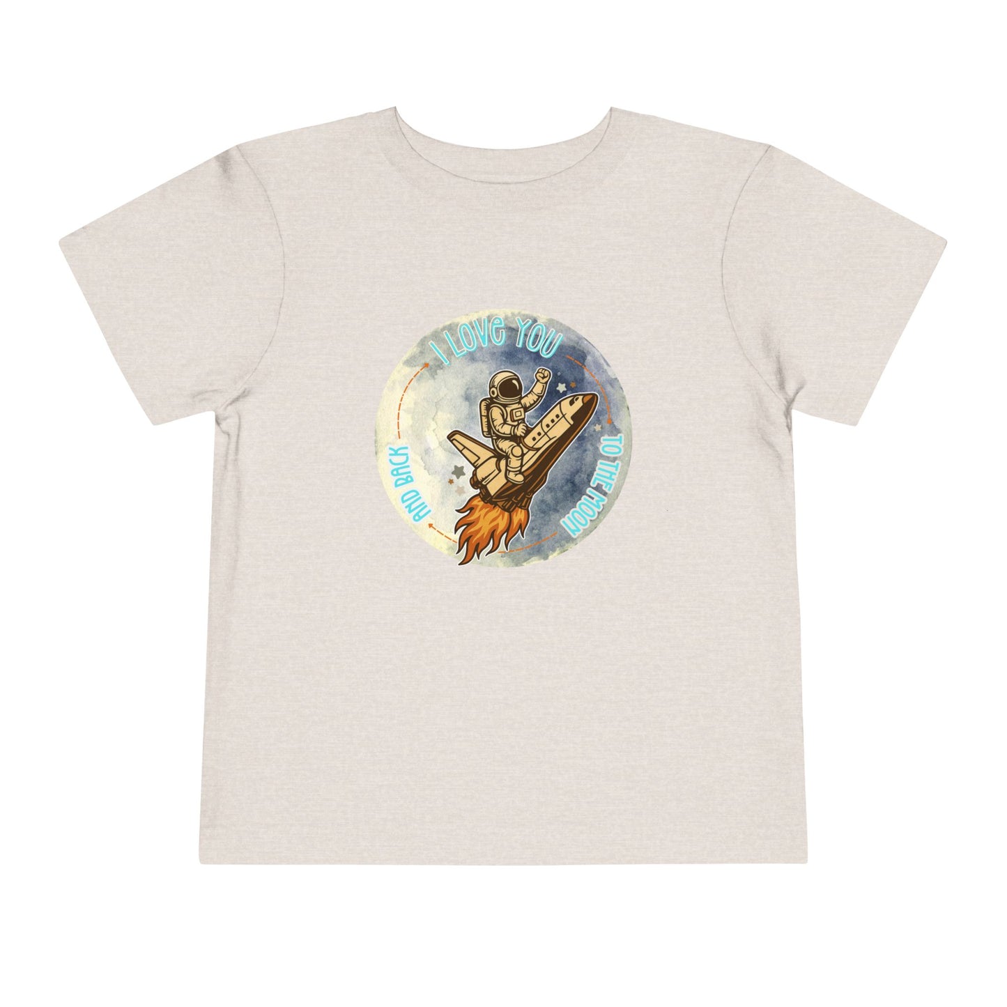 To The Moon - Unisex Toddler/Kid - Front  Print on Light & Dark Tees 👕