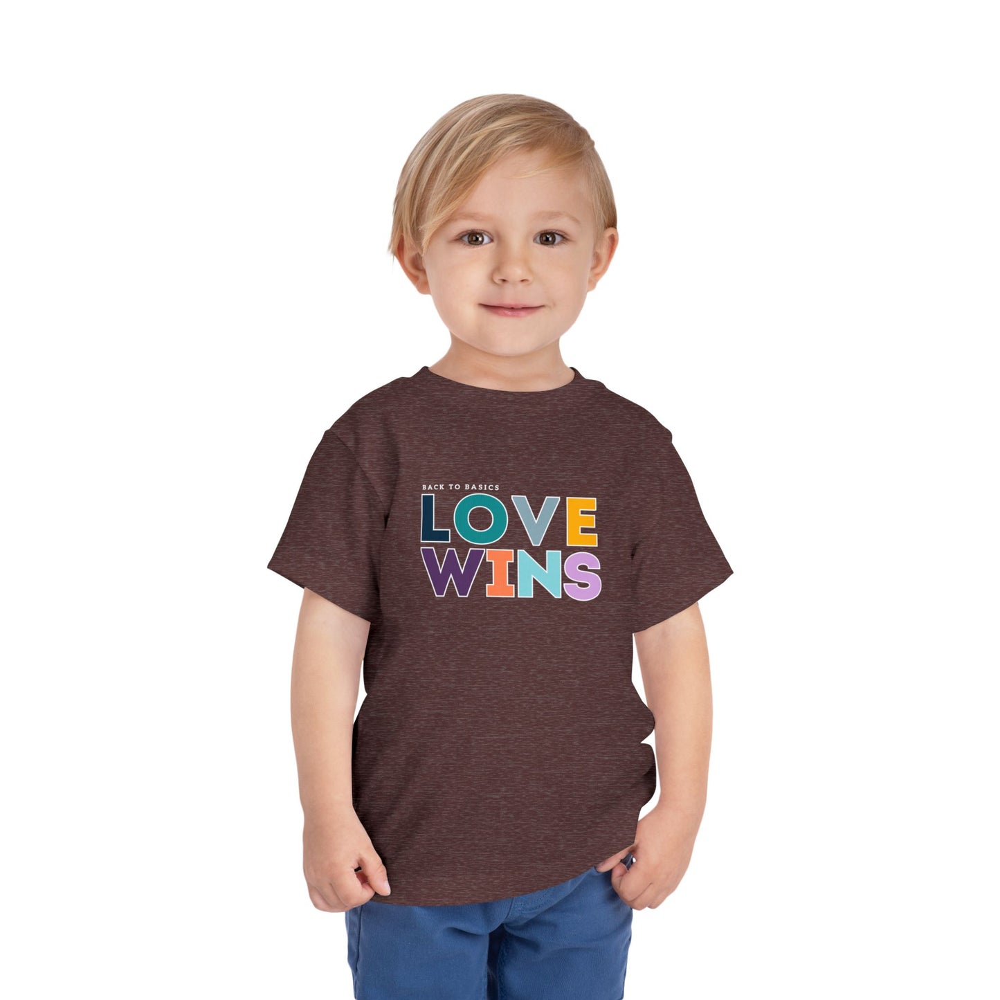 Love Wins - Unisex Toddler/Kid - Front Print on Light & Dark Tees👕