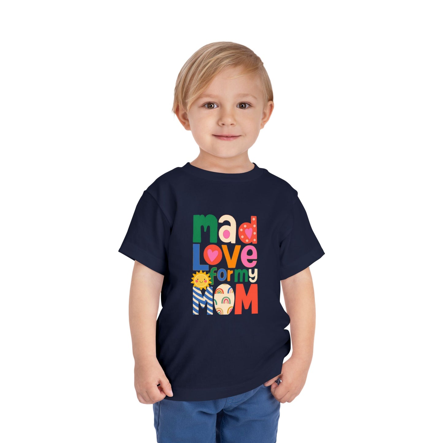 Mad Mom Love - Unisex Toddler/Kid - Front  Print on Light & Dark Tees 👕