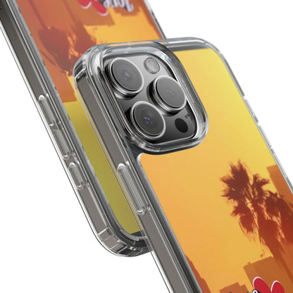 Love 4 Los Angeles  - Phone Case - Clear Cases with Sunset Design📱