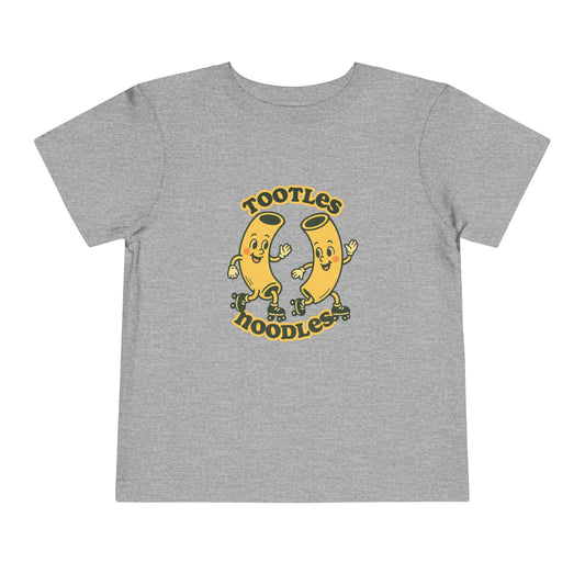 Tootles Noodles - Unisex Toddler/Kid - Front  Print on Light & Dark Tees 👕