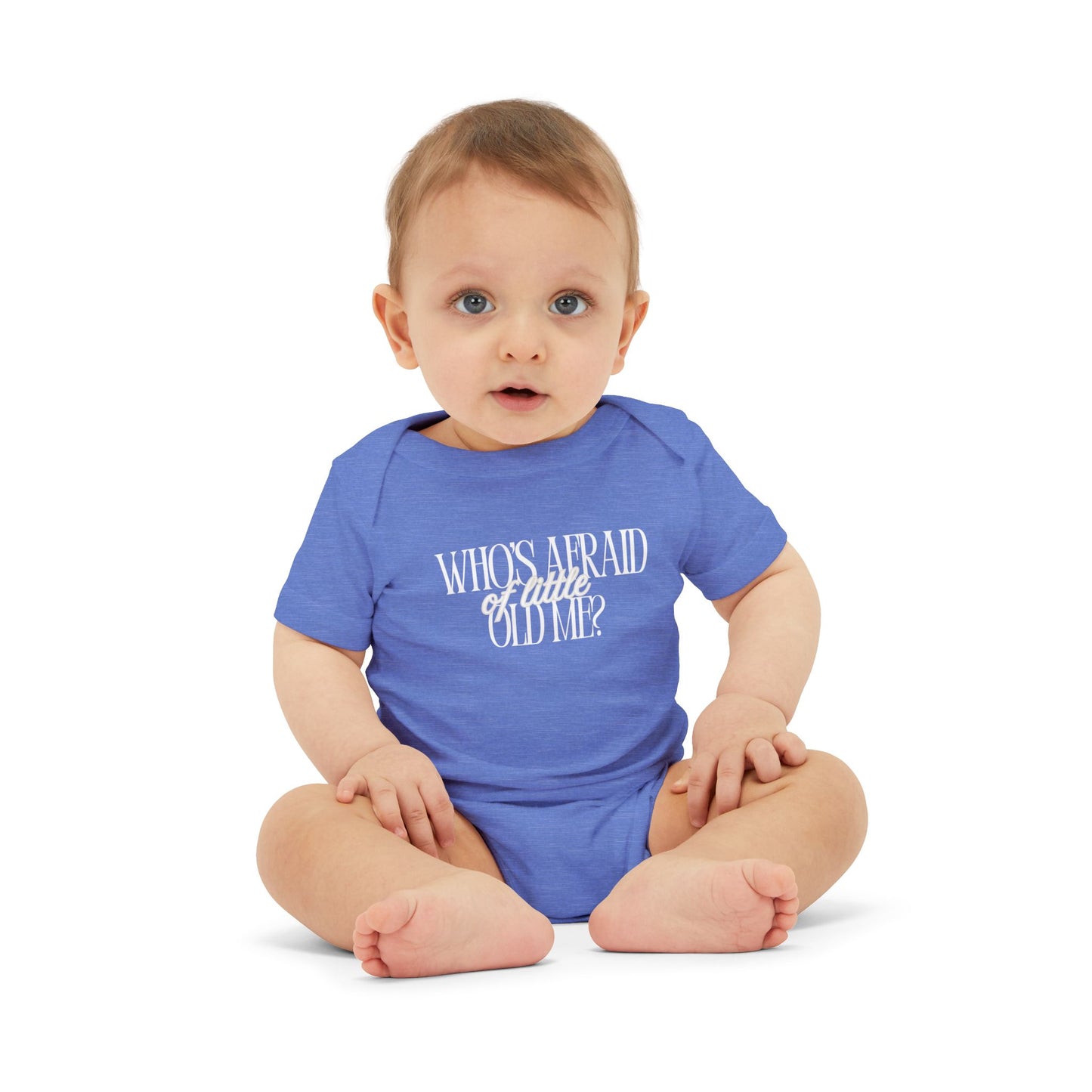 Little Old Me - Unisex Baby - Front & Back Print on Light & Dark Onsies👕
