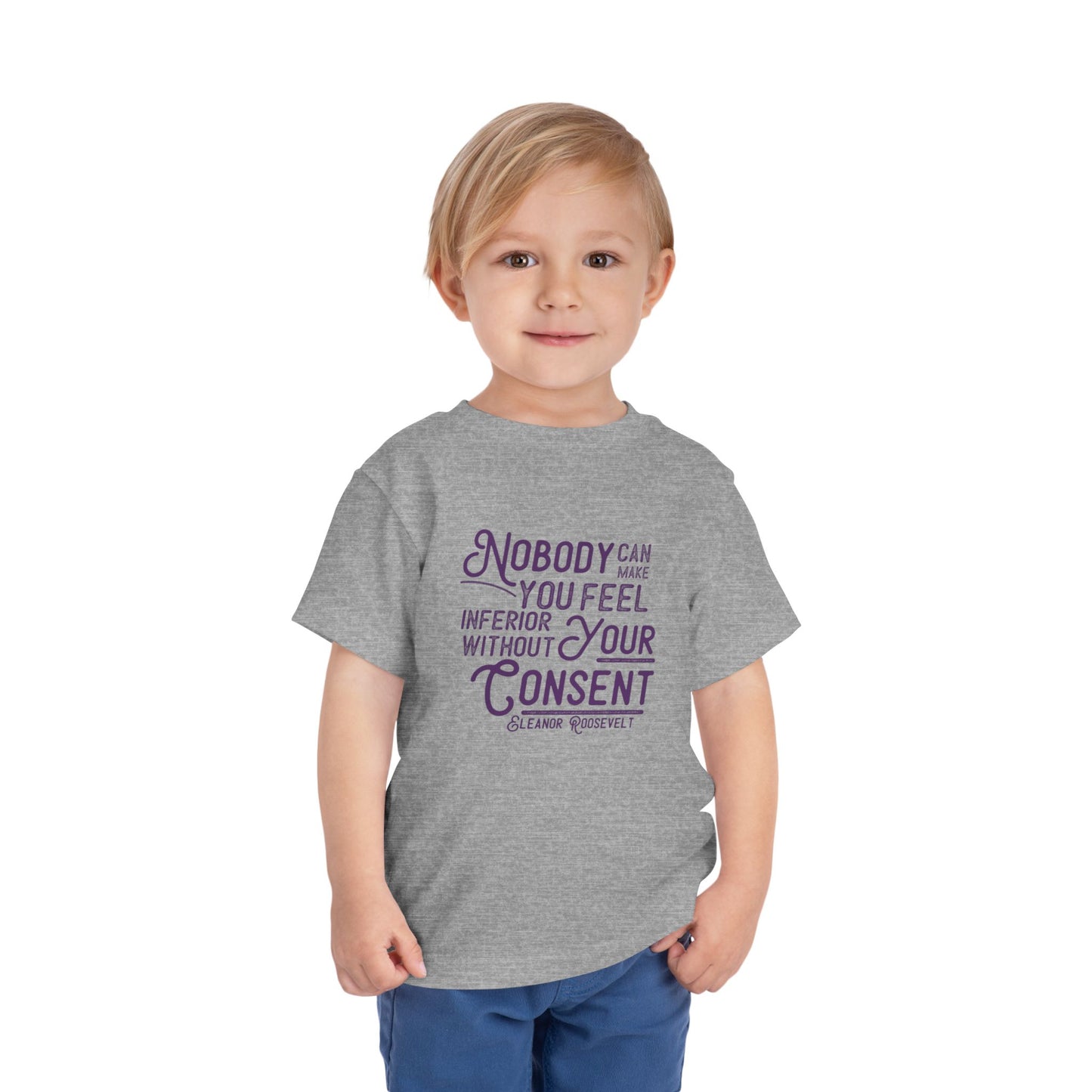 Inferior Without Consent - Toddler Unisex - Front Print on Light & Dark Tees👕