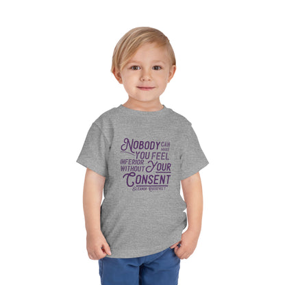 Inferior Without Consent - Toddler Unisex - Front Print on Light & Dark Tees👕