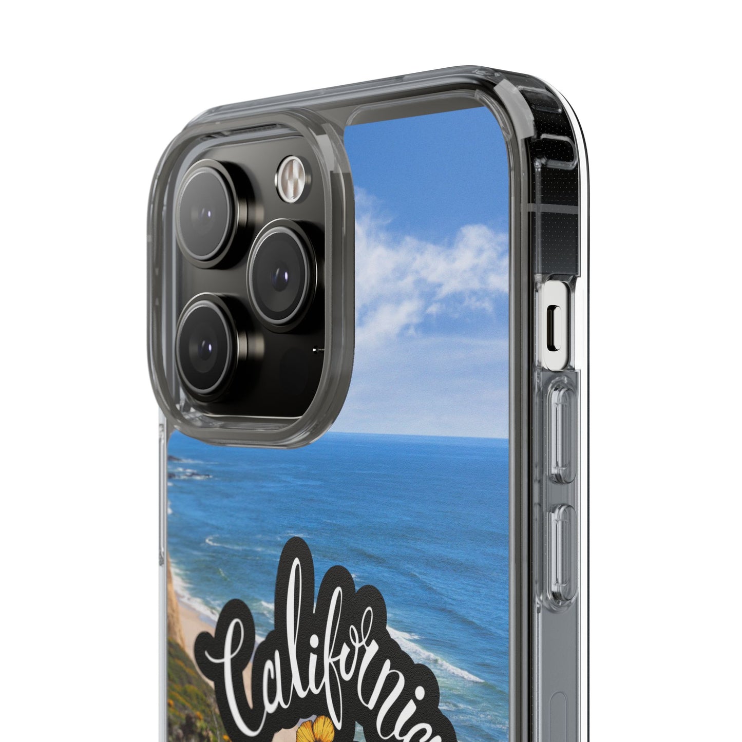 Rebuild California  - Phone Case - Clear Cases with Sunset Design📱