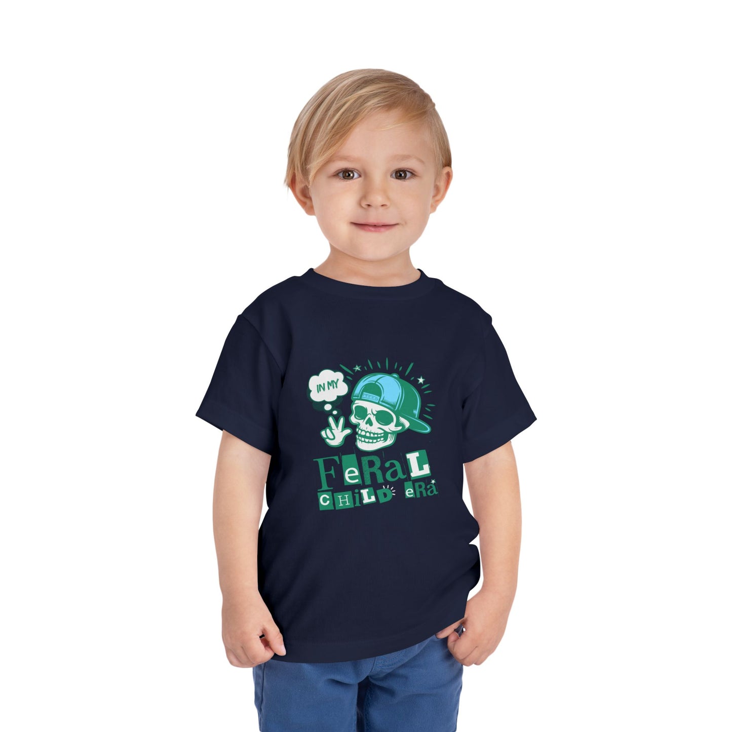 Feral Child - Unisex Toddler/Kid - Front  Print on Light & Dark Tees 👕