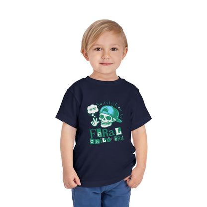 Feral Child - Unisex Toddler/Kid - Front  Print on Light & Dark Tees 👕
