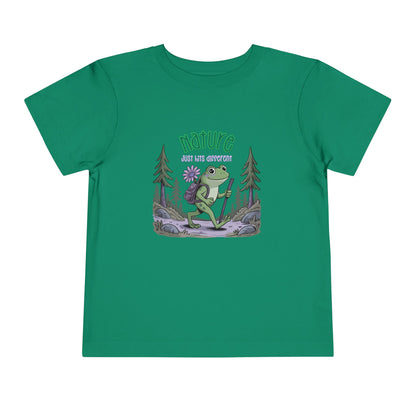 Nature Hits Different - Unisex Toddler/Kid - Front  Print on Light & Dark Tees 👕