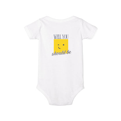 Little Old Me - Unisex Baby - Front & Back Print on Light & Dark Onsies👕