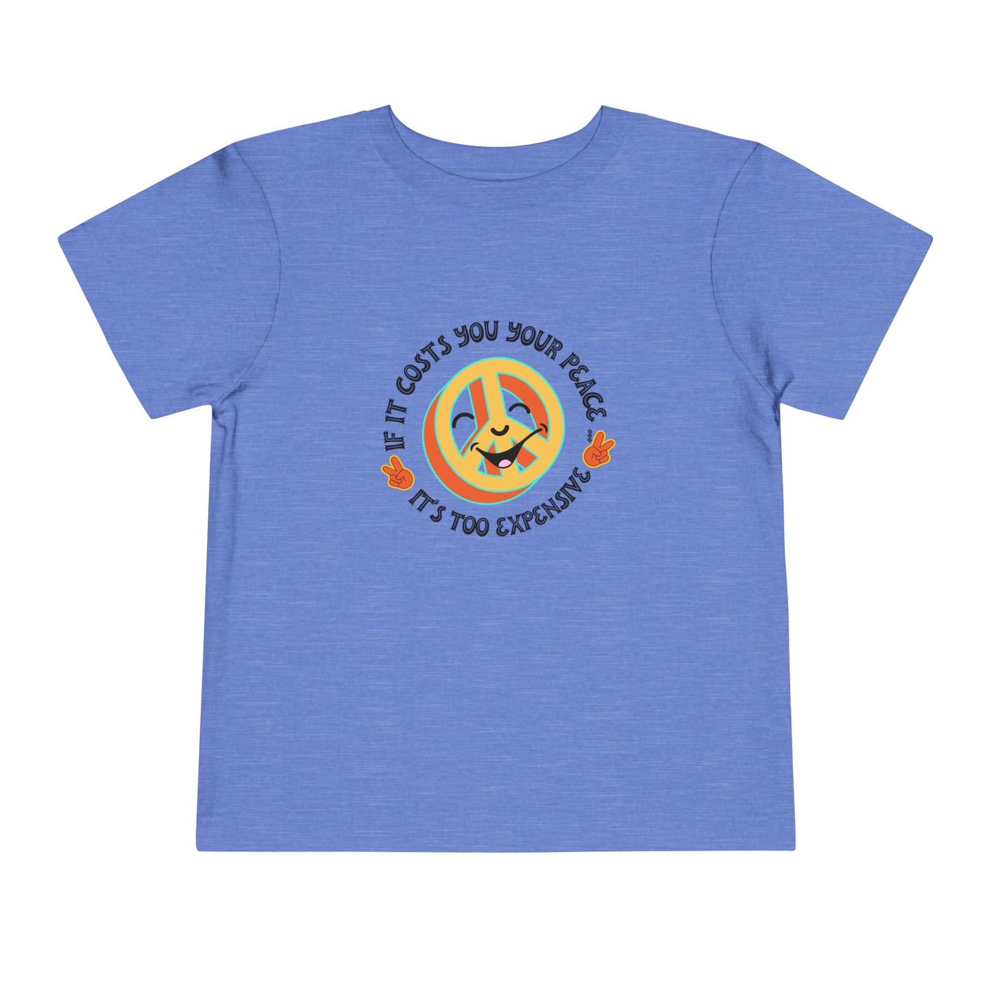 Too Expensive - Unisex Toddler/Kid - Front  Print on Light & Dark Tees 👕