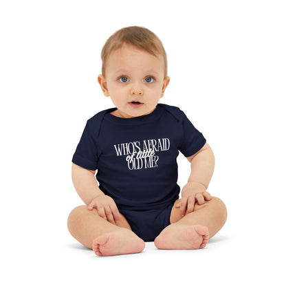 Little Old Me - Unisex Baby - Front & Back Print on Light & Dark Onsies👕