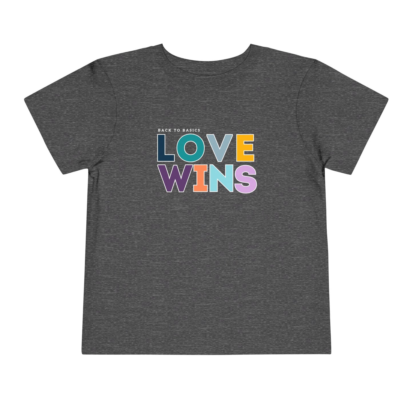Love Wins - Unisex Toddler/Kid - Front Print on Light & Dark Tees👕