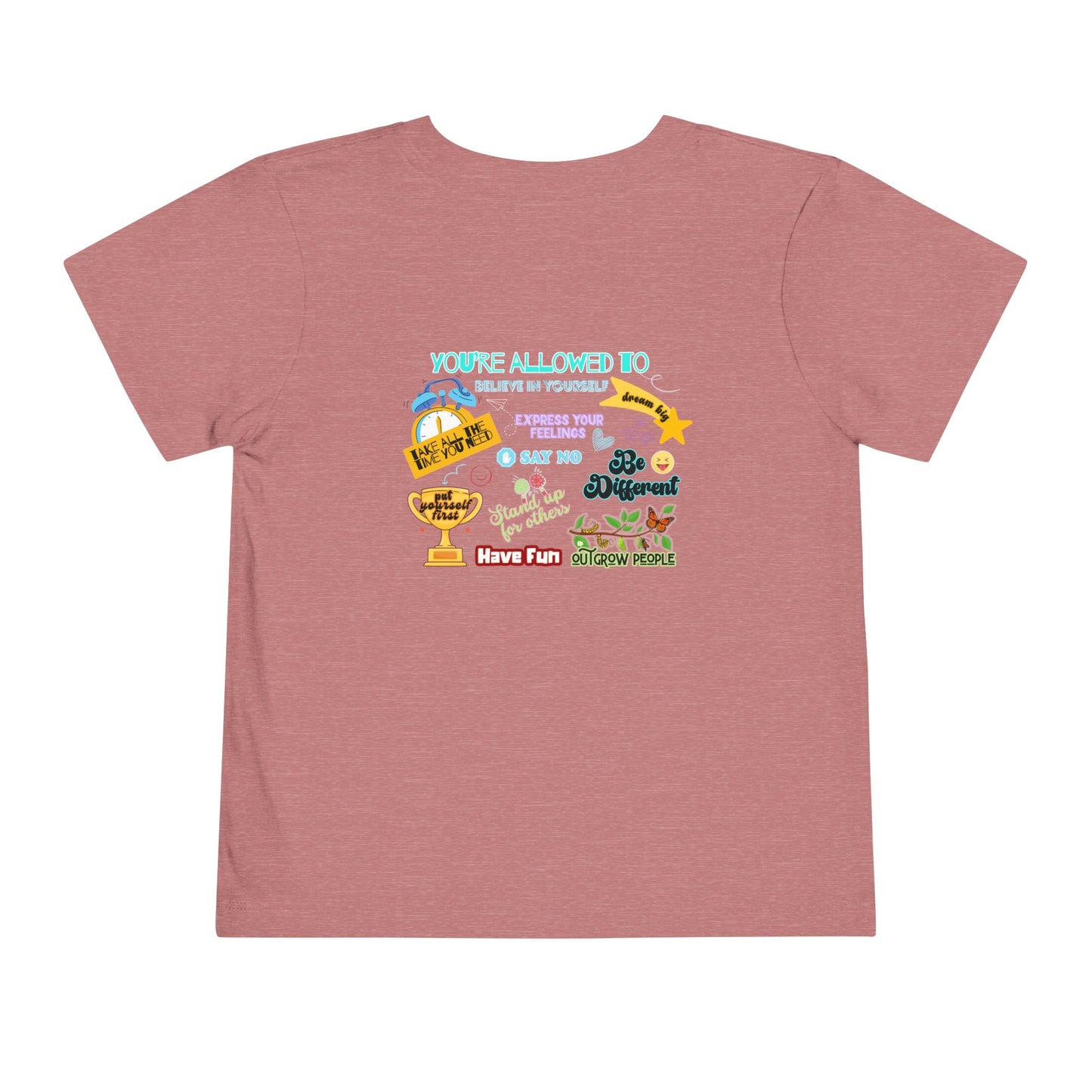 You're Allowed To - Unisex Toddler/Kid - Front & Back Print on Light & Dark Tees👕