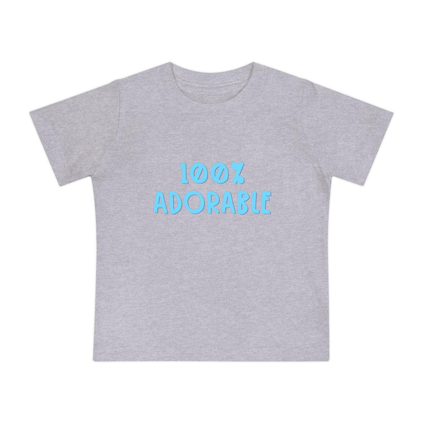 100% Adorable - Unisex Baby/Toddler - on Light & Dark Tees👕