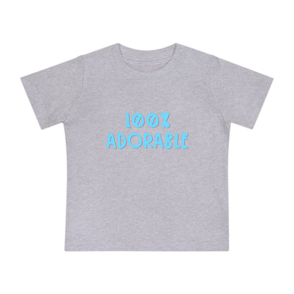 100% Adorable - Unisex Baby/Toddler - on Light & Dark Tees👕
