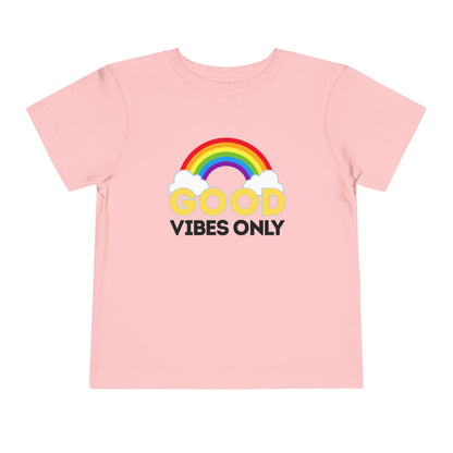 Good Vibes - Unisex Toddler/Kid - Front Print on Light & Dark Tees👕
