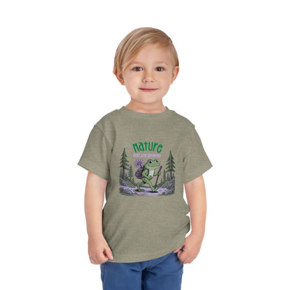 Nature Hits Different - Unisex Toddler/Kid - Front  Print on Light & Dark Tees 👕