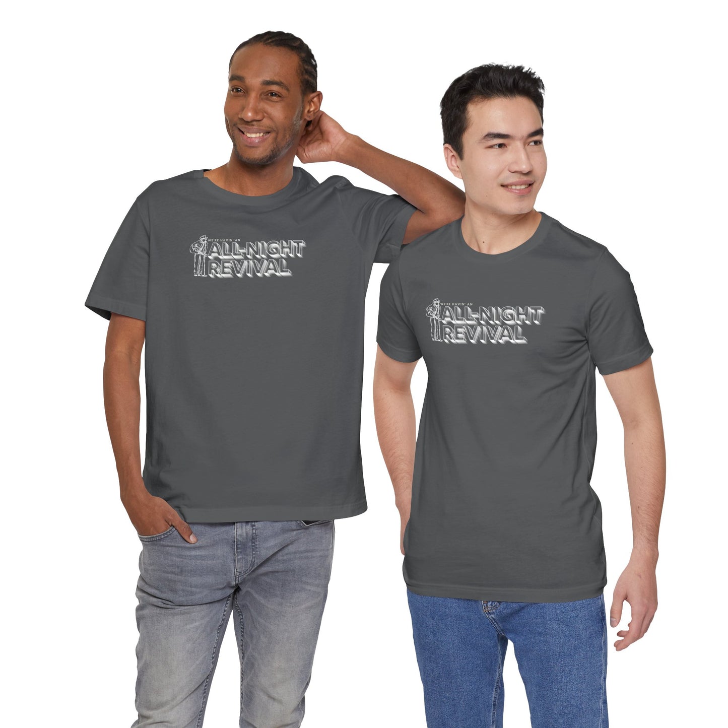 All Night Revival - Unisex Fit - Dark & Light Tees 👕