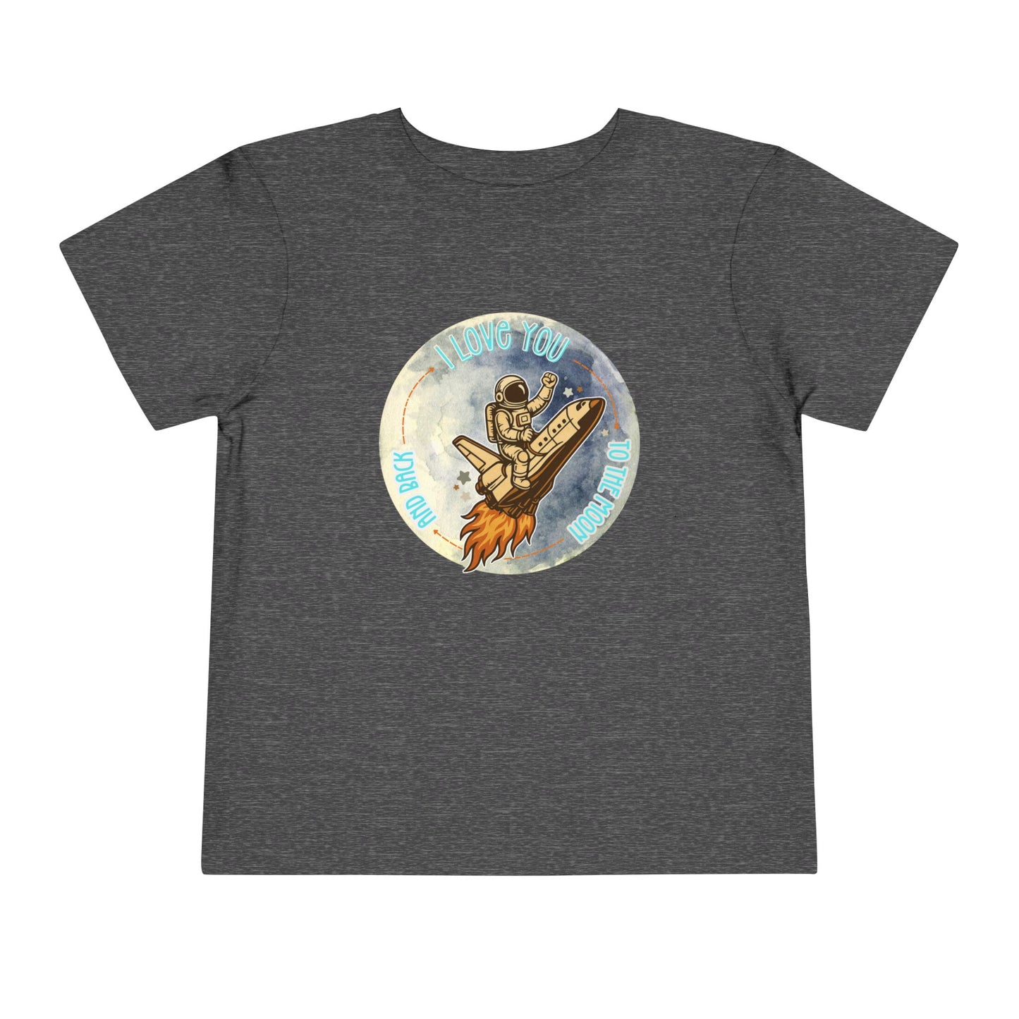 To The Moon - Unisex Toddler/Kid - Front  Print on Light & Dark Tees 👕