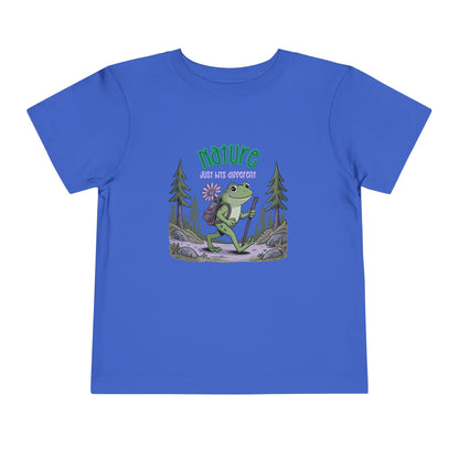 Nature Hits Different - Unisex Toddler/Kid - Front  Print on Light & Dark Tees 👕