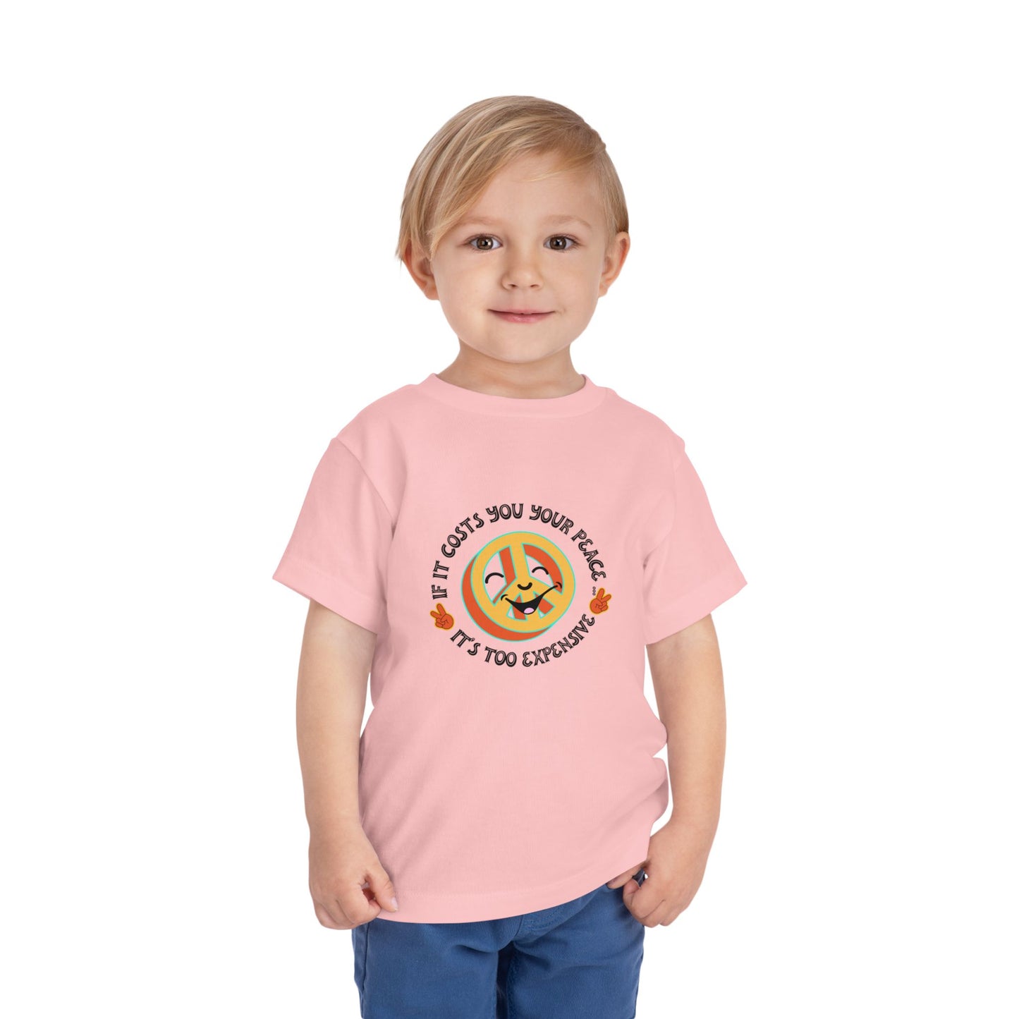 Too Expensive - Unisex Toddler/Kid - Front  Print on Light & Dark Tees 👕