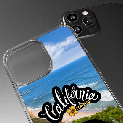 Rebuild California  - Phone Case - Clear Cases with Sunset Design📱