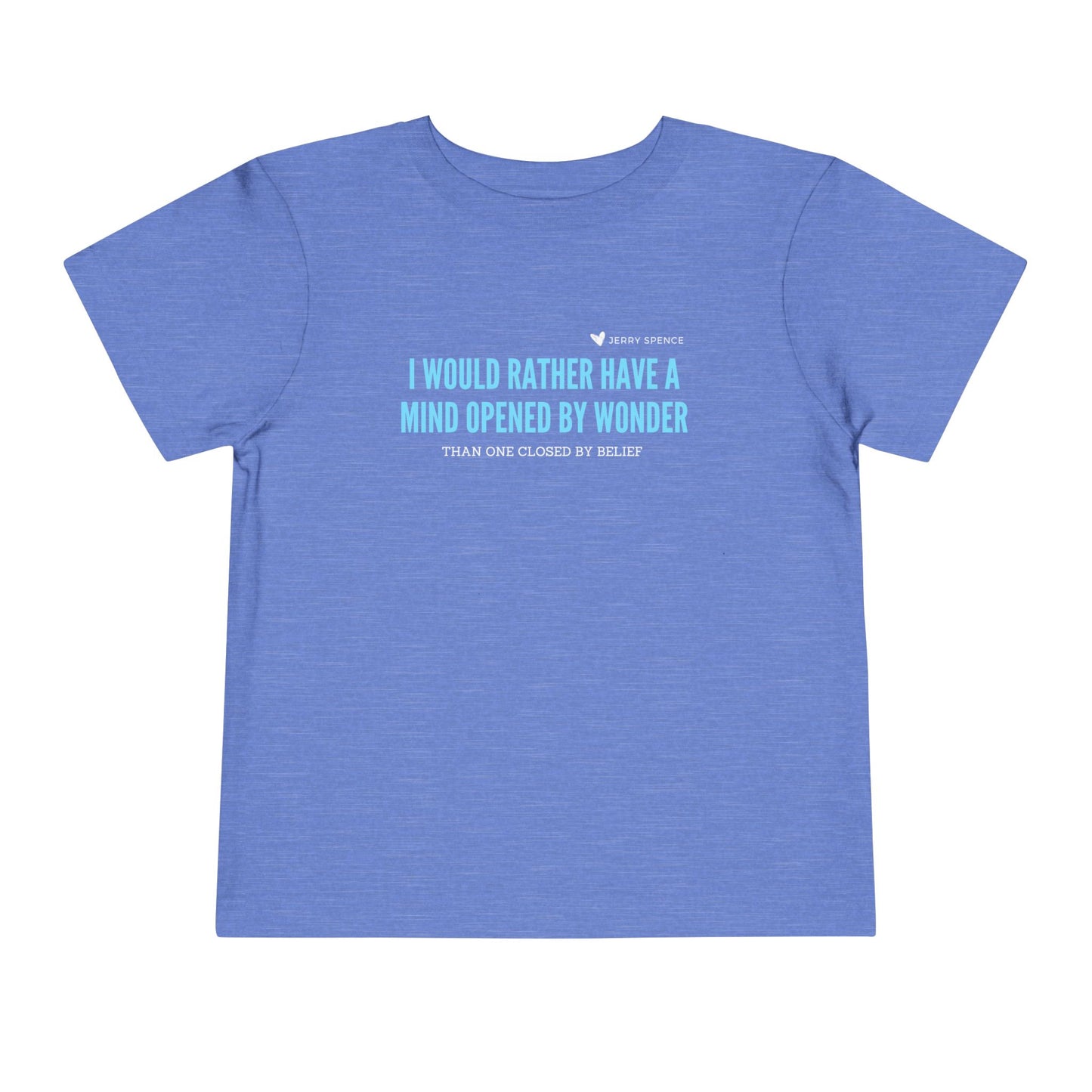 Mind Opened By Wonder - Unisex Toddler/Kid - Front Print on Light & Dark Tees👕
