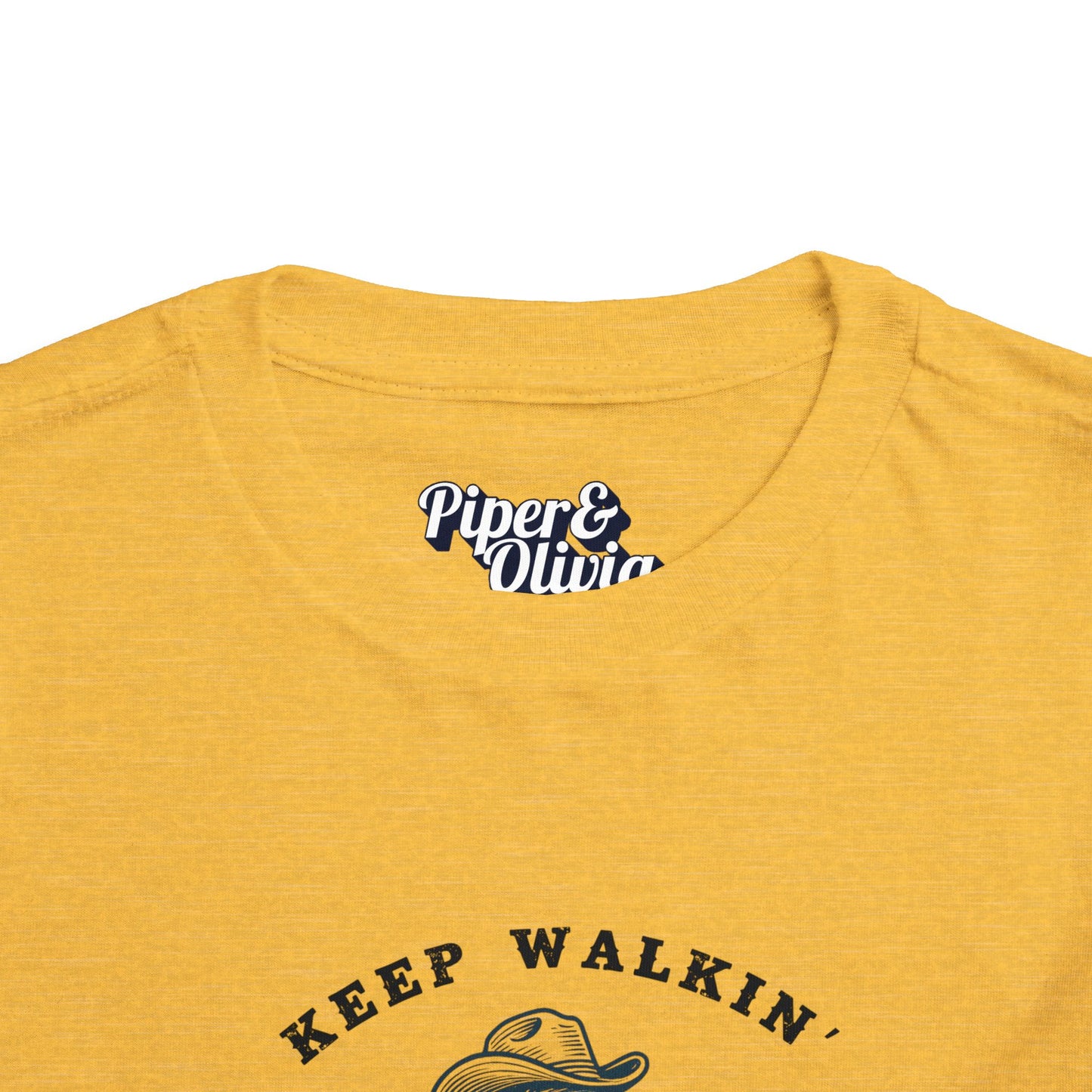 Keep Walkin Cowboy - Unisex Toddler/Kid - Front Print on Light & Dark Tees👕