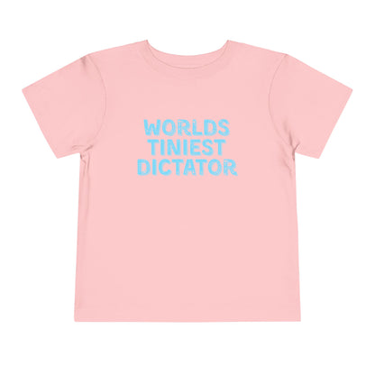 Tiniest Dictator - Unisex Toddler/Kid - Front & Back Print on Light & Dark Tees👕