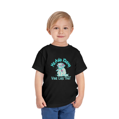 Karma Vibe - Toddler Unisex - Front Print on Light & Dark Tees👕