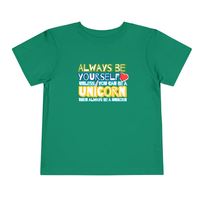 Be A Unicorn - Unisex Toddler/Kid - Front Print on Light & Dark Tees👕